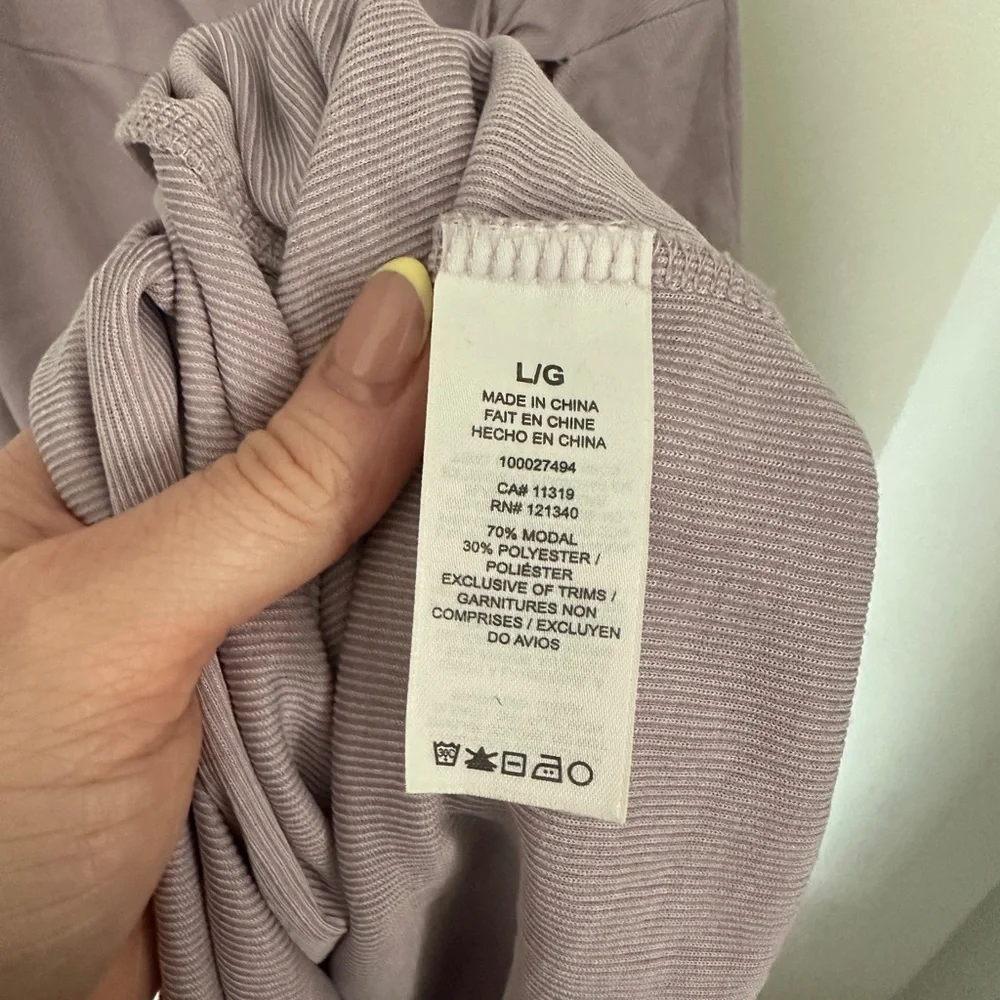 Dynamite Purple Ruched Sheath Midi Dress - Picture 3 of 3